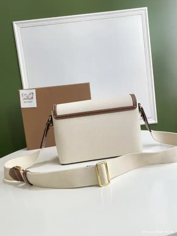Official First Bag Ru BURBERRY Crossbody Note Bag-25-8.5-18cm 0504